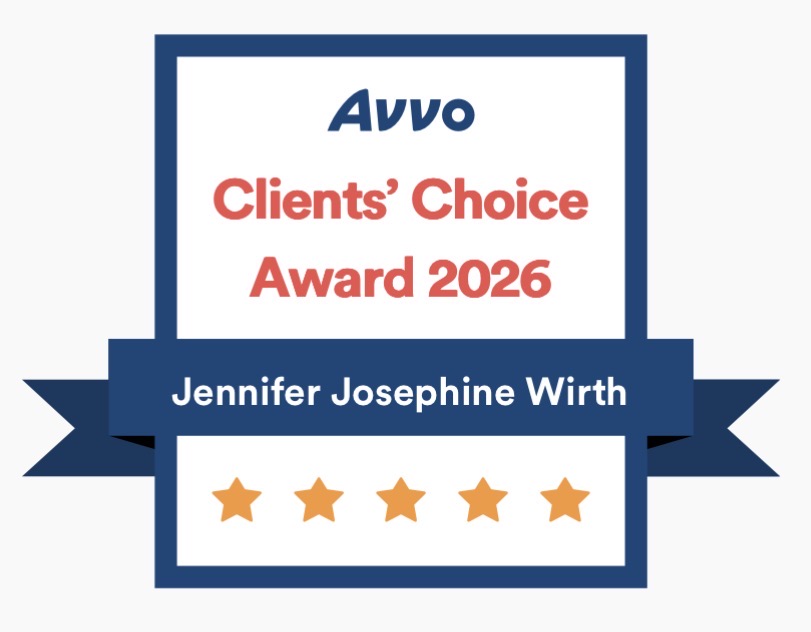 Jennifer Wirth, 2026 Avvo Client Choice Award, Chicago Drivers License Reinstatement Lawyer